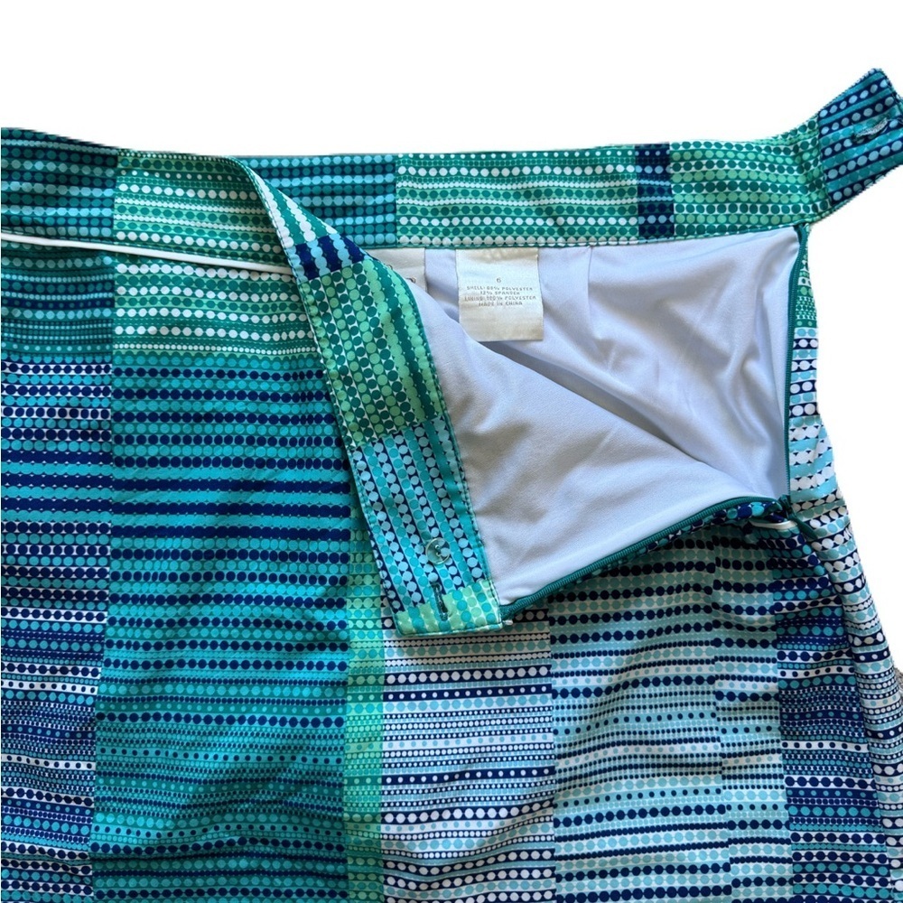 Women's EP Aline Golf Shirts Shorts Blue Green Casual Wear Athleisure Size 6 - Picture 4 of 6